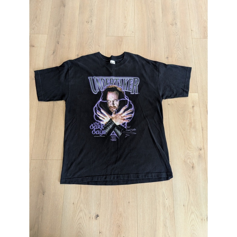 Vintage 1997 Undertaker "The Dark Days" T-Shirt XL X-Large Rare Good Condition